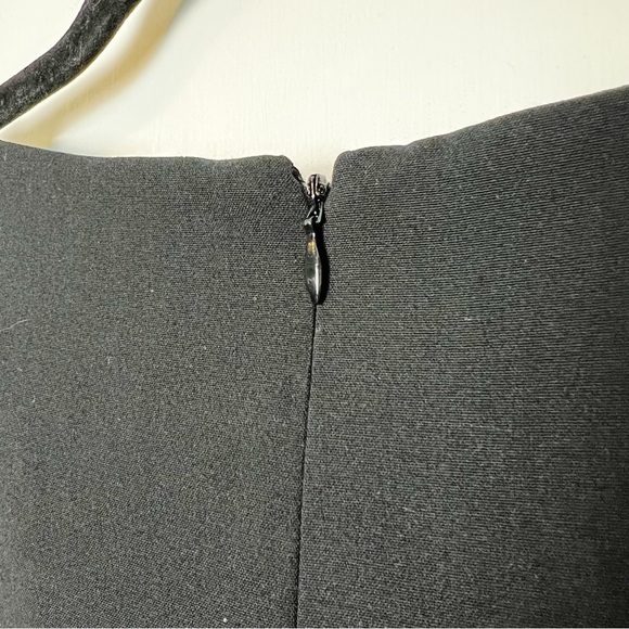 Calvin Klein - Black Ruffle Sheath Dress - Sz. 10 - Picture 7 of 8